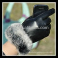 luxury style touchscreen gloves leather palm for ipad